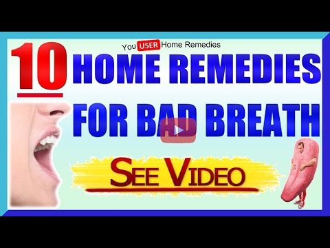 bad breath treatment at home