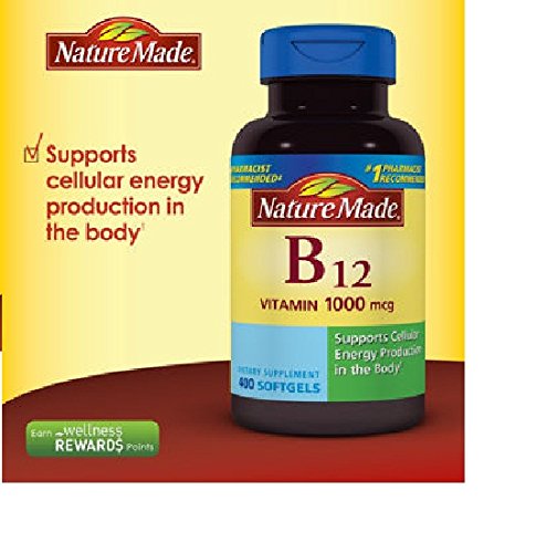 Nature Made Vitamin B 12 1000mcg 400 Softgels 2822