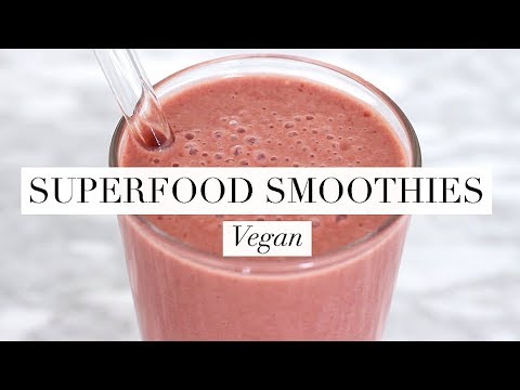 6 Superfood Smoothies (Vegan/Plant-based) | JessBeautician AD