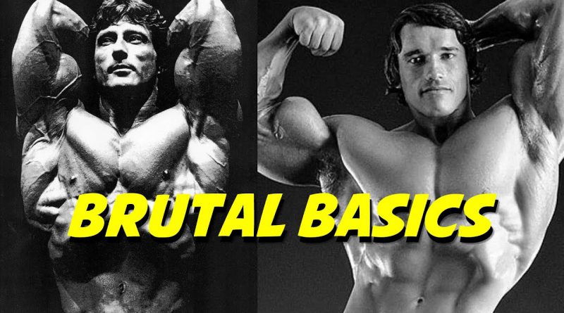 5 Classic BRUTAL Basics Bodybuilding Workouts - Arnold, Zane, Columbu, Draper