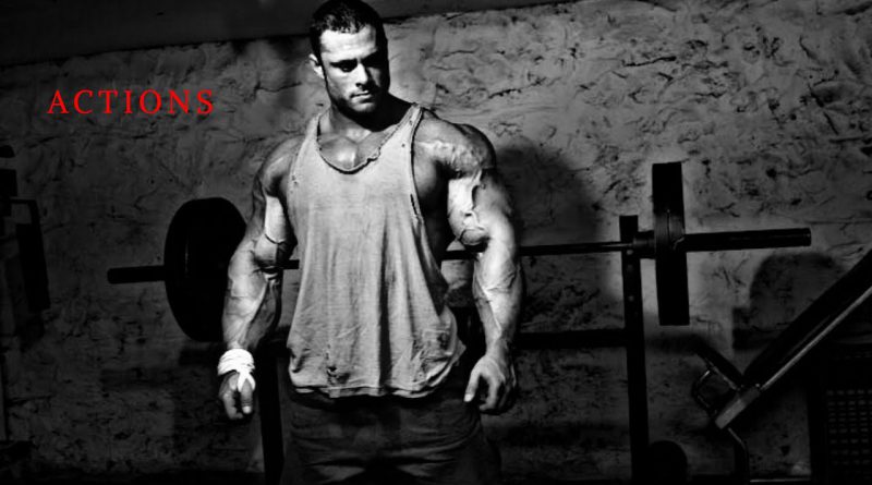 ACTIONS SPEAK LOUDER THAN WORDS [HD] Bodybuilding Motivation