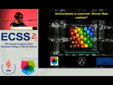 Antioxidants in exercise: Worse than useless? - Prof. Gomez-Cabrera