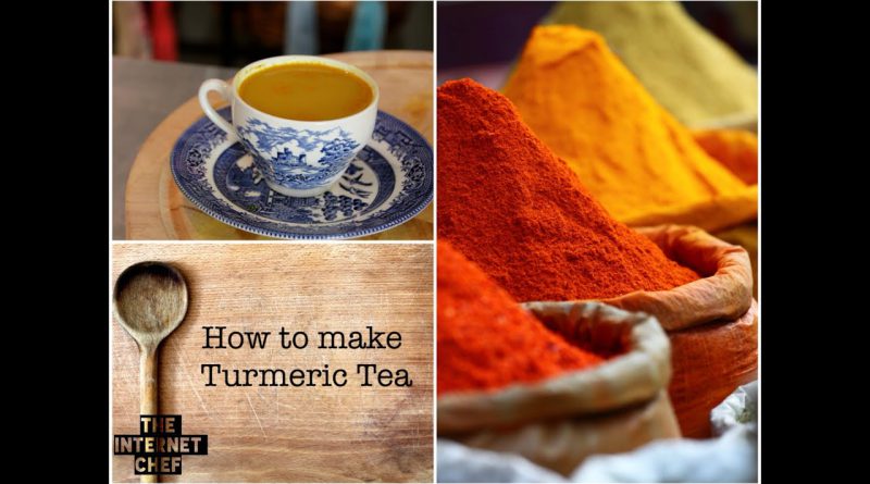 Health benefits of Turmeric Tea and How to make it. by World Cookbook Award winner Bridget Davis ⭐⭐⭐