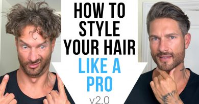 How To Style Men’s Hair Like A Pro At Home – Hairstyle Tips by LA Model – v2.0