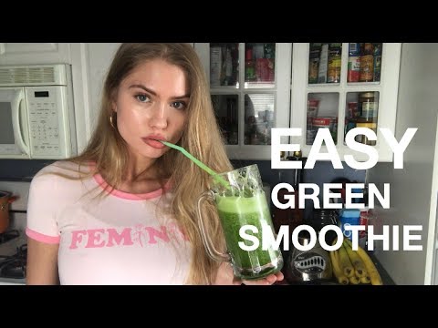 MODEL DIET: MY EASY GREEN SMOOTHIE RECIPE