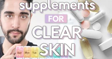 The Best Supplements For Clear Skin - Vitamins, Collagen, Vitamin C & More ✖ James Welsh