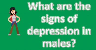 What are the signs of depression in males ? |Top Answers about Health