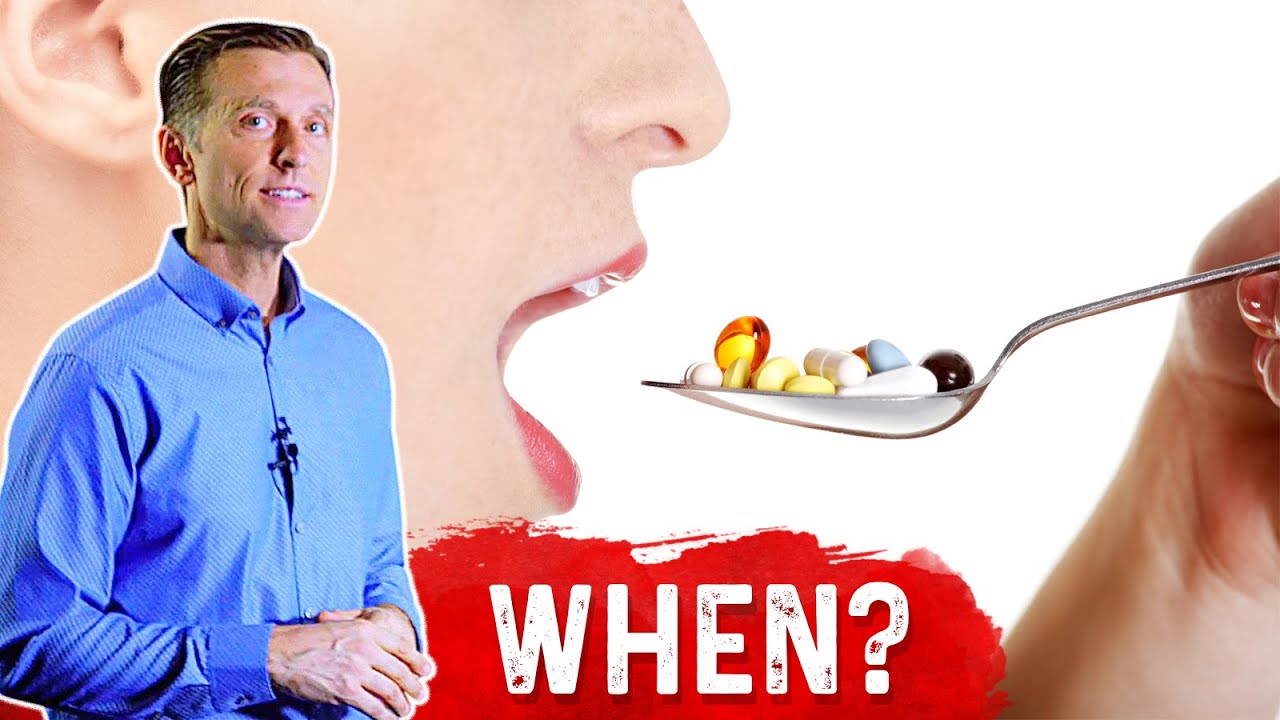 When to Take Your Vitamins and Supplements