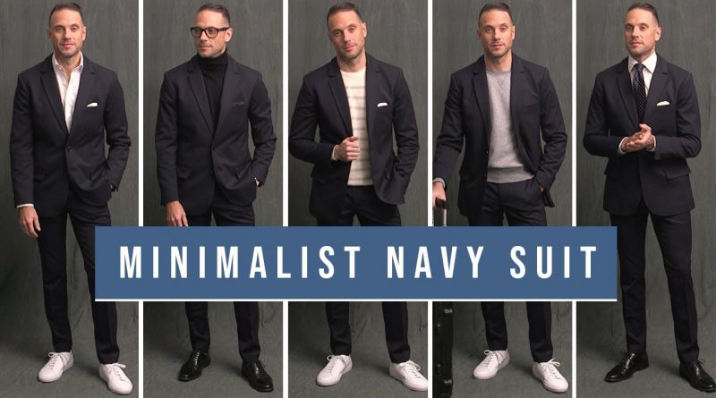 5 Minimalist Navy Suit Outfit Ideas | Men's Wardrobe Essentials