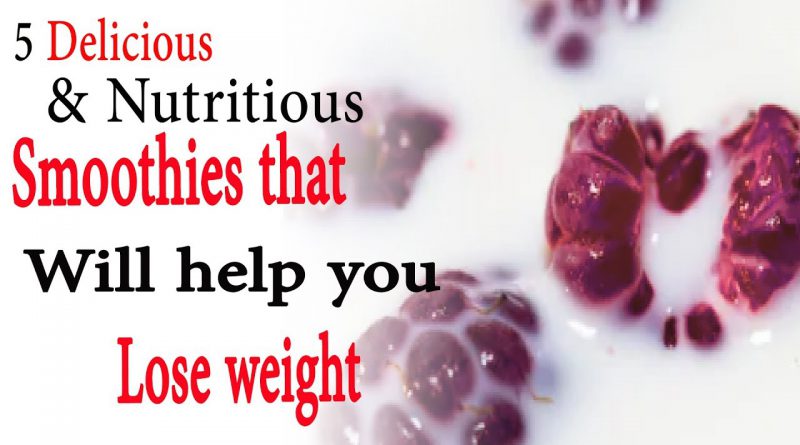 5 delicious and nutritious smoothies that will help you lose weight | Natural Health
