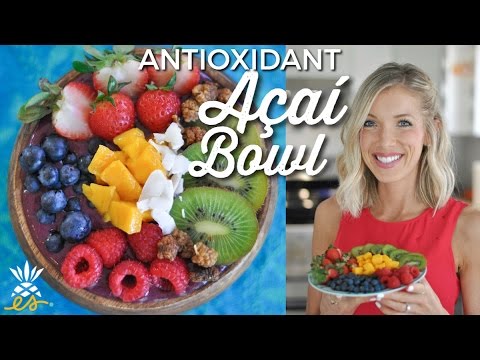 Antioxidant Açaí Bowl: A Raw Vegan Superfood Breakfast of Champions