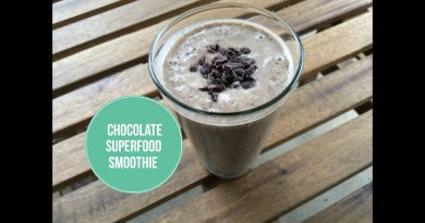 Cacao superfood smoothie || Vegan gluten free healthy snacks