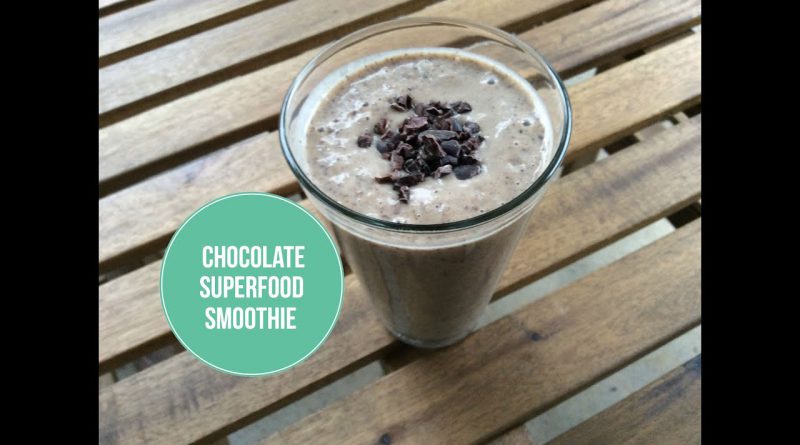 Cacao superfood smoothie || Vegan gluten free healthy snacks