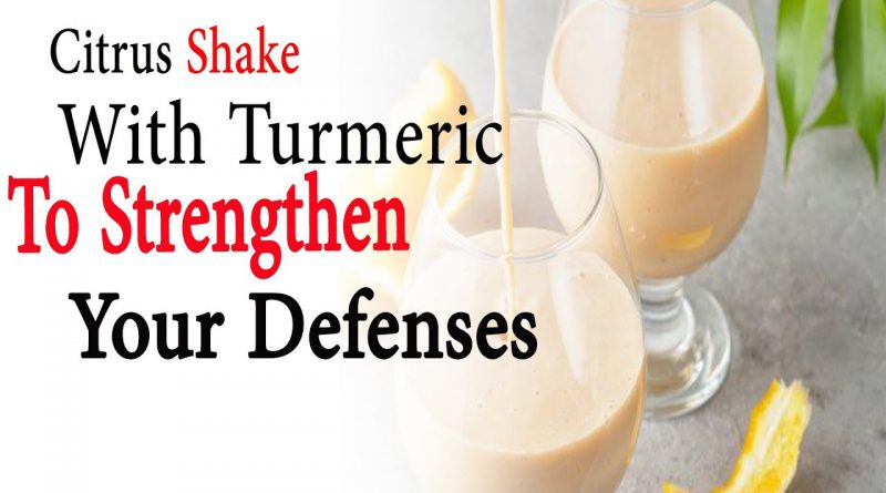 Citrus shake with turmeric to strengthen your defenses | Natural Health