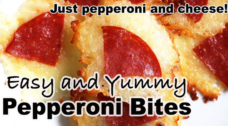 Easy Yummy Pepperoni Cheese Bites - Carnivore/Zero Carb