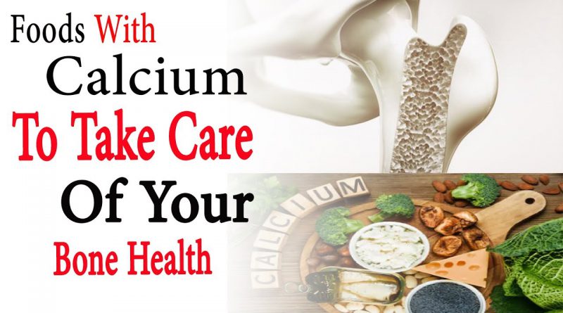 Foods with calcium and vitamin D to take care of your bone health