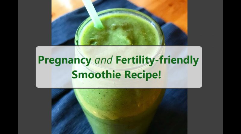 Green Smoothie for TTC and Pregnancy! | What I have for lunch each day