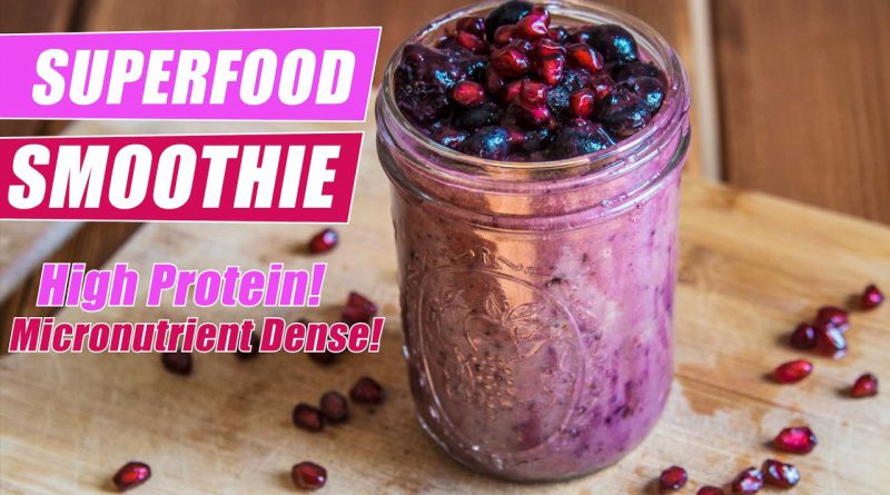 High Protein Superfood Smoothie | Tiger Fitness