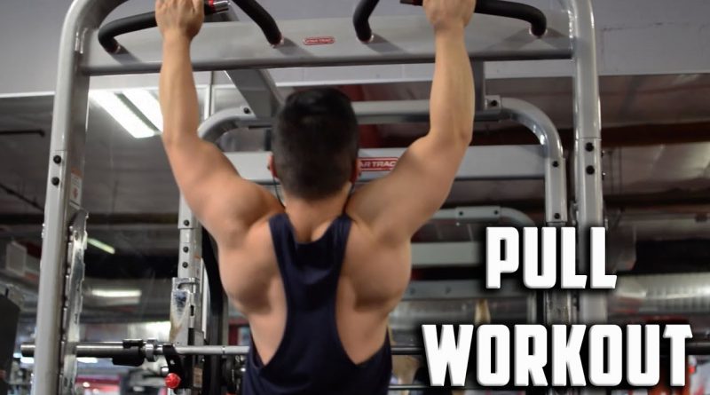 High Volume Bodybuilding Pull Workout Routine!