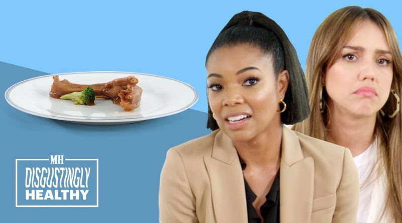 Jessica Alba and Gabrielle Union Drink Cat Poop Coffee | Disgustingly Healthy | Men's Health