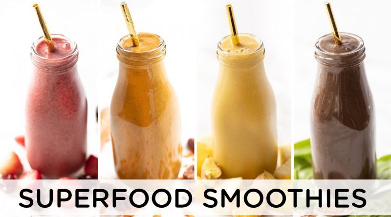 SUPERFOOD SMOOTHIES | 4 Easy Recipes for Fall