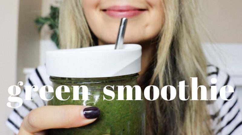 Superfood GREEN SMOOTHIE Recipe | Clear Skin & Energy