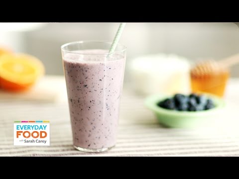 Blueberry and Orange Superfood Smoothie - Everyday Food with Sarah Carey