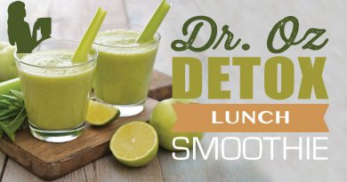 DR OZ 3 DAY DETOX LUNCH GREEN SMOOTHIE DRINK by The Blender Babes