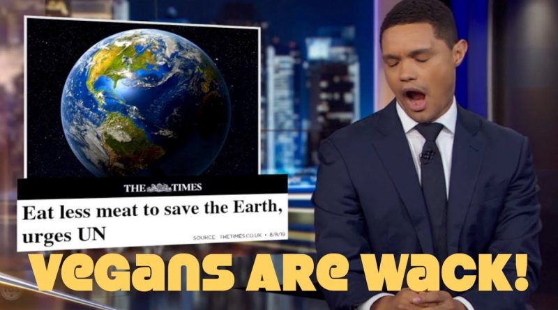 Daily Show Rips Vegans As Smug Hippies! WTF?! Mocks UN Climate Report