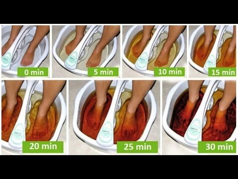 FOOT DETOX : HOW TO FLUSH TOXINS FROM YOUR BODY THROUGH YOUR FEET