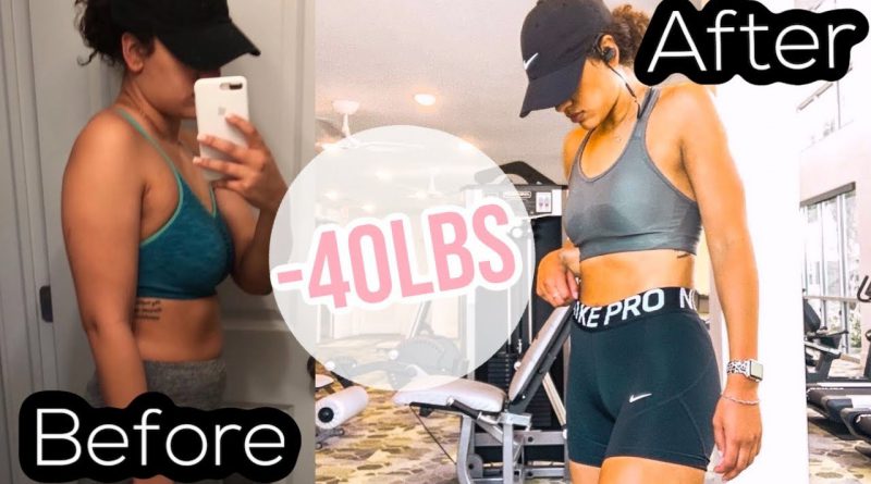 HOW I LOST 40LBS | MY WEIGHT LOSS JOURNEY BEFORE AND AFTER