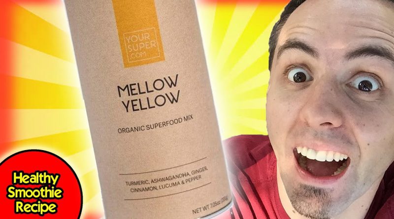 Healthy Smoothie Recipe with Your Super Mellow Yellow Superfood Powder Taste Test & Review