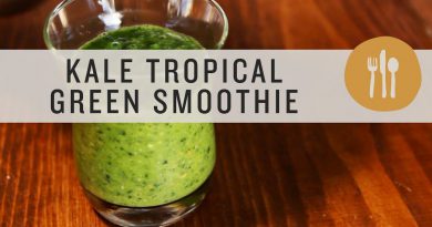 Kale Tropical Green Smoothie - Superfoods