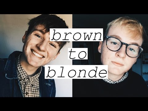 brown to blonde hair (men's fashion/ lifestyle)