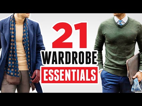 21 Wardrobe Essentials EVERY Young Man Needs To Own (Style Basics For Men) RMRS Fashion Videos