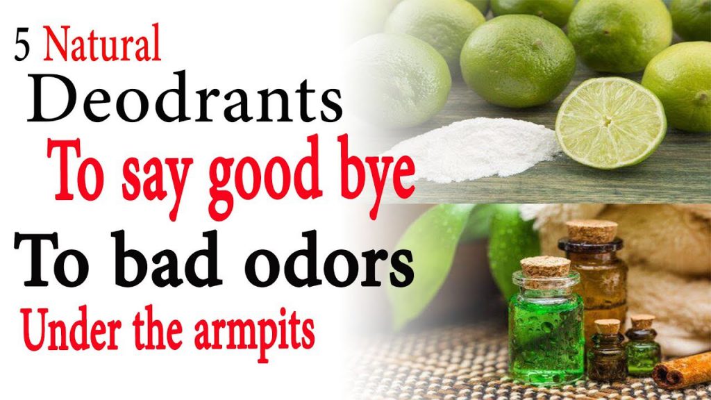 5 natural deodorants to say goodbye to bad odors under the armpits