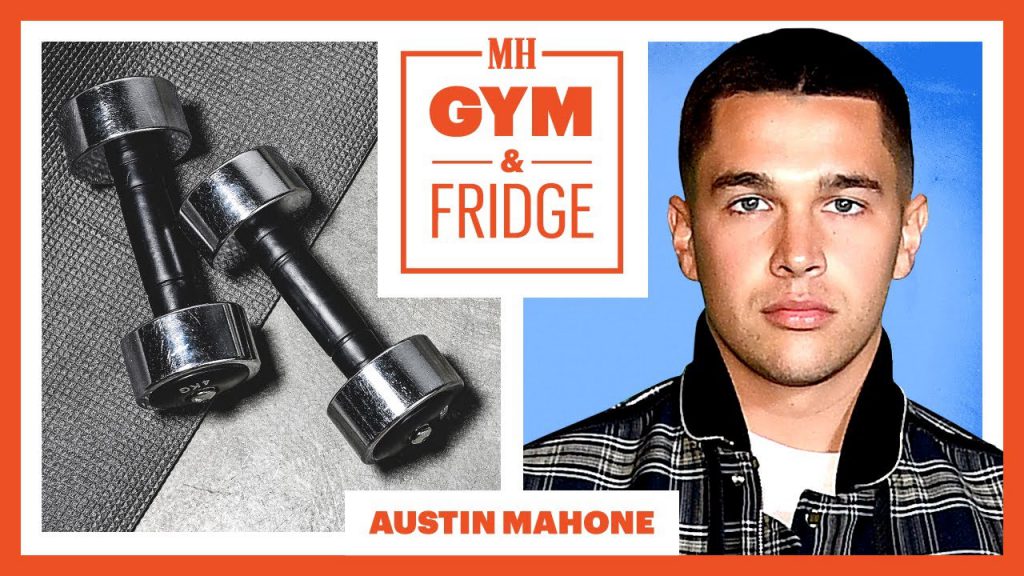 Austin Mahone Shows His Gym & Fridge and Sick Sneaker Collection Gym