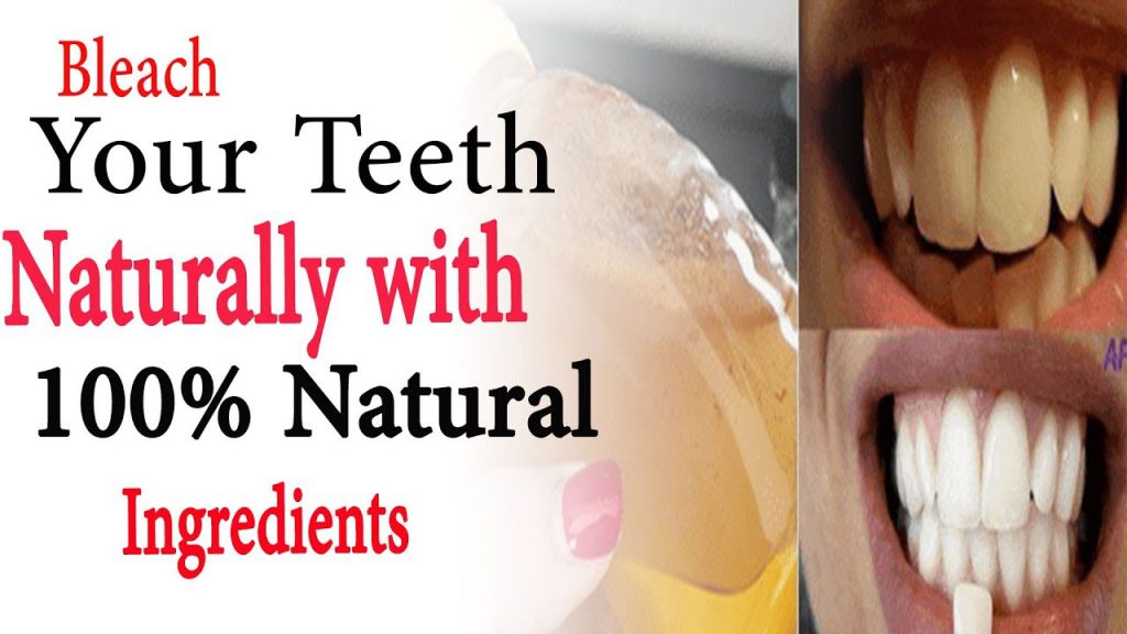 Bleach your teeth naturally with a 100 natural ingredient Natural