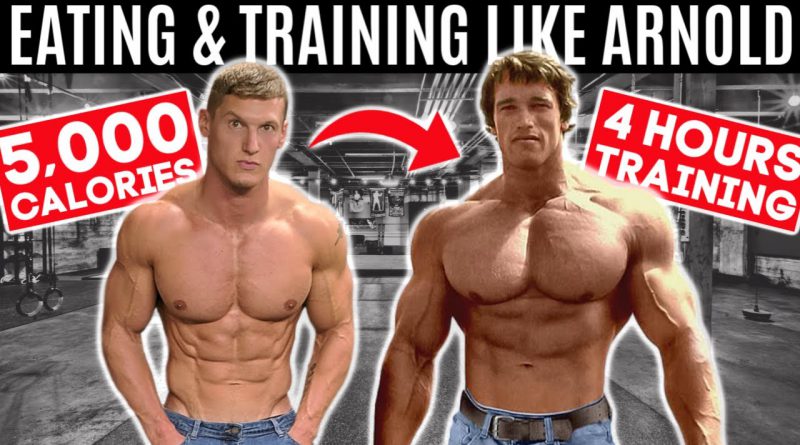 Bodybuilder tries Arnold Schwarzenegger’s DIET & WORKOUT for 24 hours... *5,000 CALORIES*