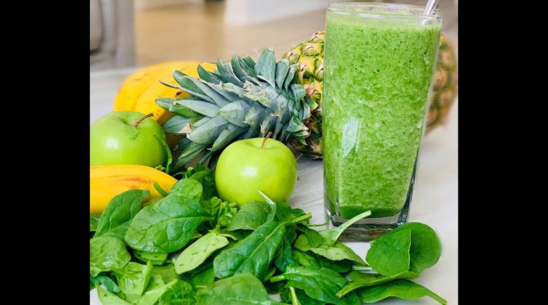 Green Smoothie/ Healthy breakfast smoothie!