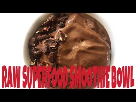 Raw Vegan Superfood Smoothie Bowl Recipe