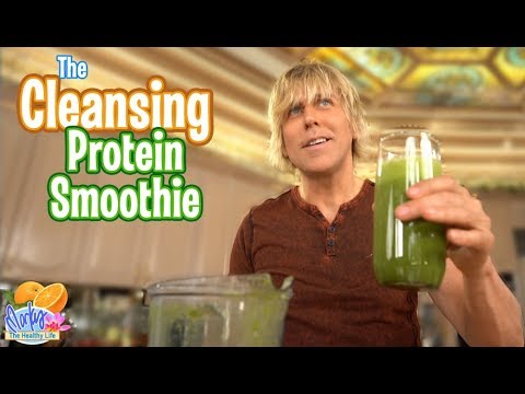 Spicy Green Cleansing Protein Smoothie