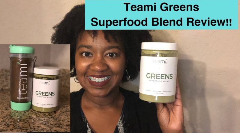 Teami Greens Superfood Blend Review|Best Greens for  Smoothies|Teami Blends