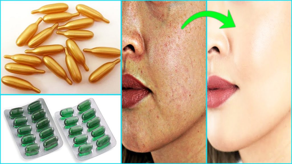 Vitamin E Capsules Homemade Face Mask For Glowing And Younger looking