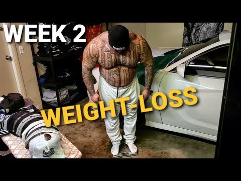 WEIGHT-LOSS JOURNEY | WEEK 2 - WEIGH IN/ CHEST/ CARDIO AND SAUNA