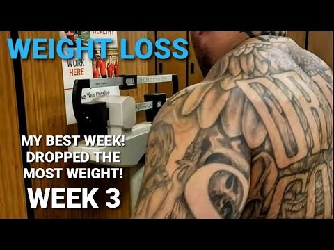 WEIGHT-LOSS JOURNEY | WEEK 3 - WEIGH IN/ HEAVY DUMBBELL SHOULDER PRESS (120s FOR 30 REPS!!)