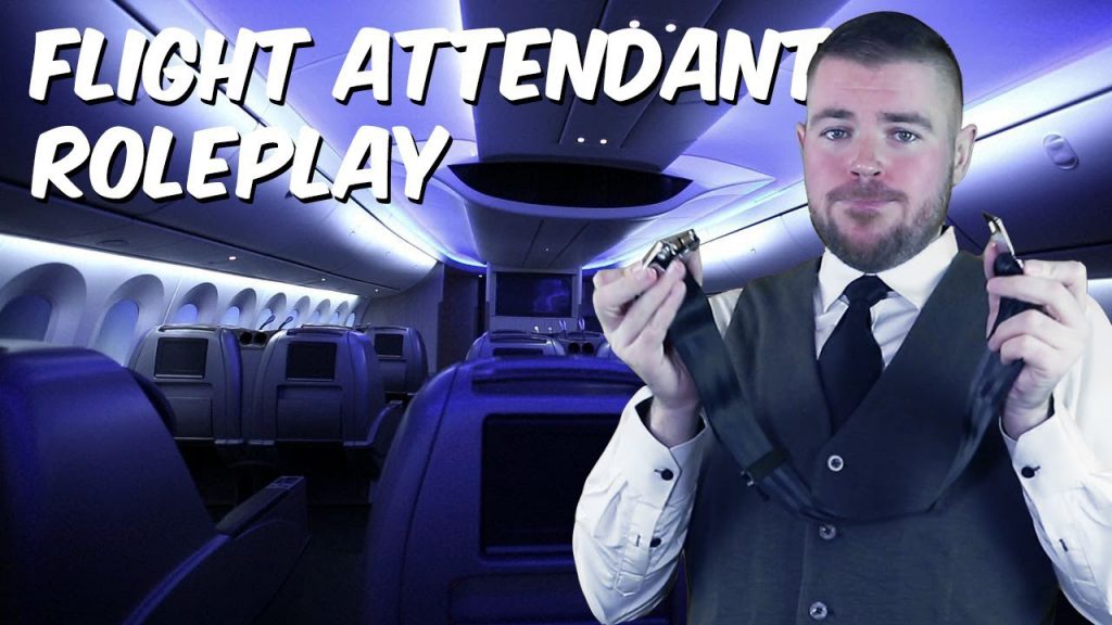 ASMR Male Flight Attendant Roleplay Helps With Flying 