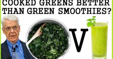 Are Cooked Greens Better Than Green Smoothies? Dr Esselsytn