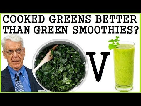 Are Cooked Greens Better Than Green Smoothies? Dr Esselsytn