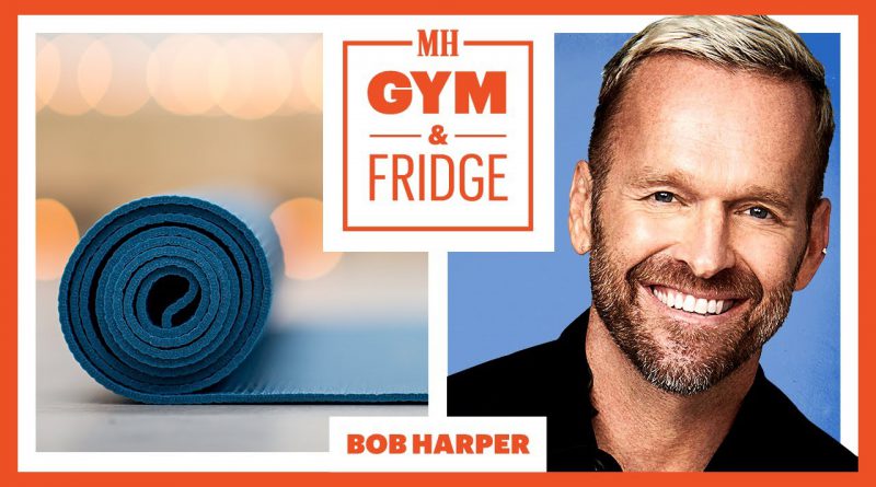 Bob Harper Shows His Home Gym & Fridge | Gym & Fridge | Men's Health